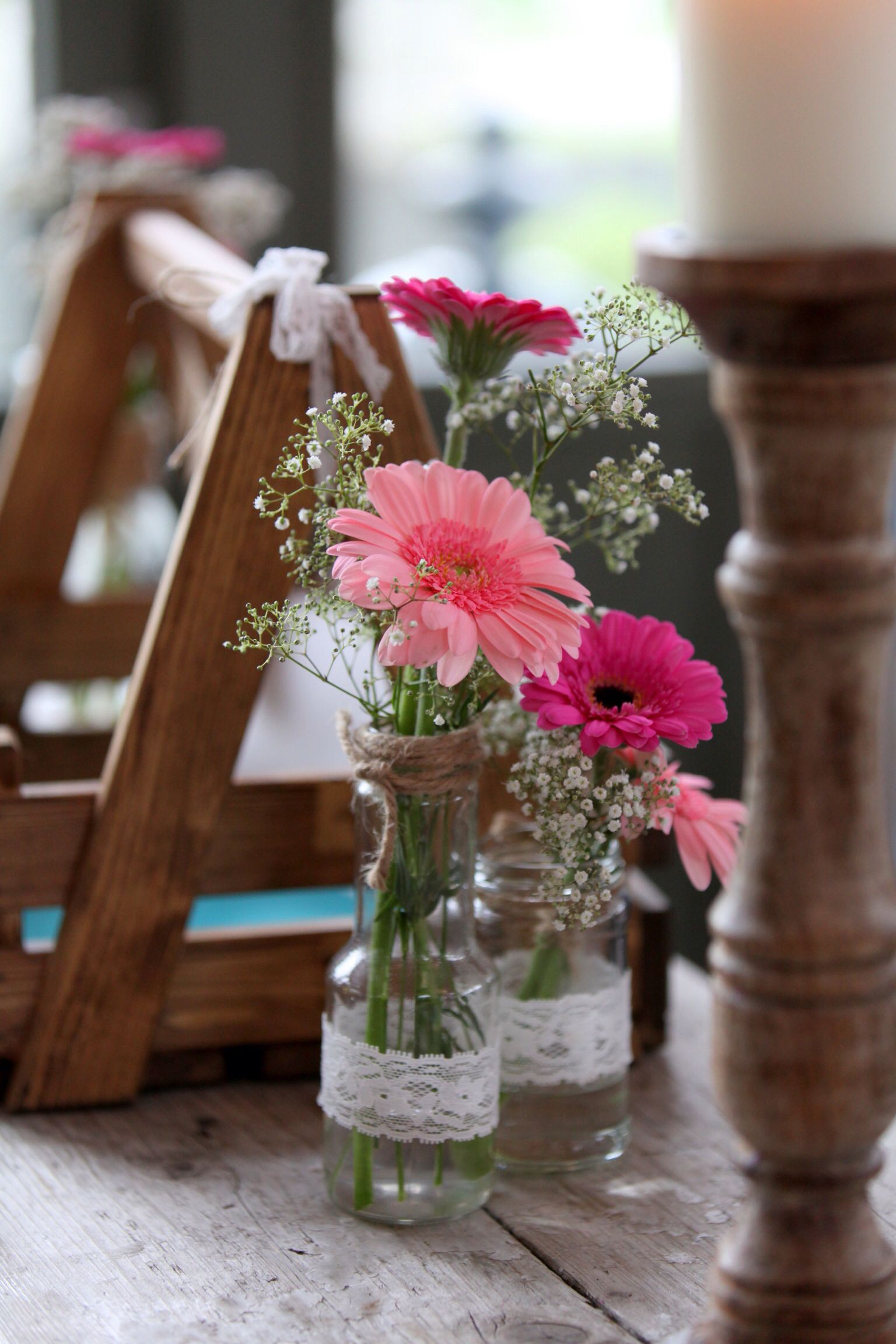 Blumen Tischdeko Hochzeit
 Tischdeko