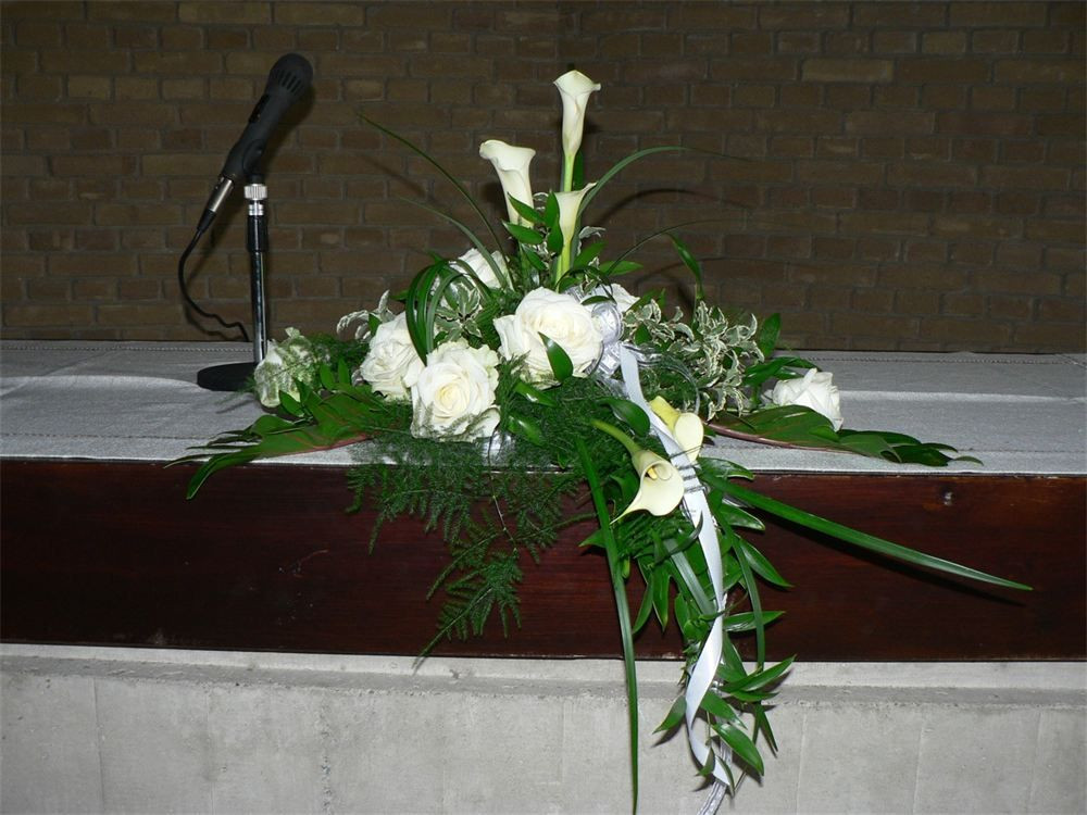 Blumenschmuck Hochzeit Kirche
 Altarschmuck Floristik