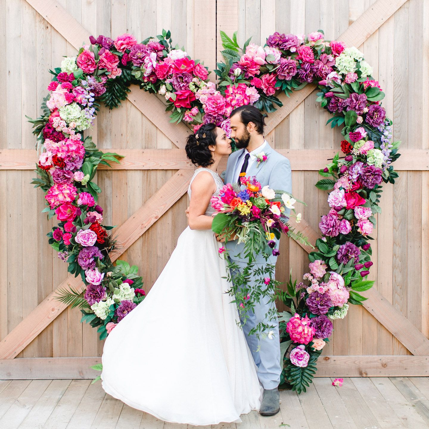 Blumenwand Hochzeit
 Gigantisches Blumenherz Hochzeit