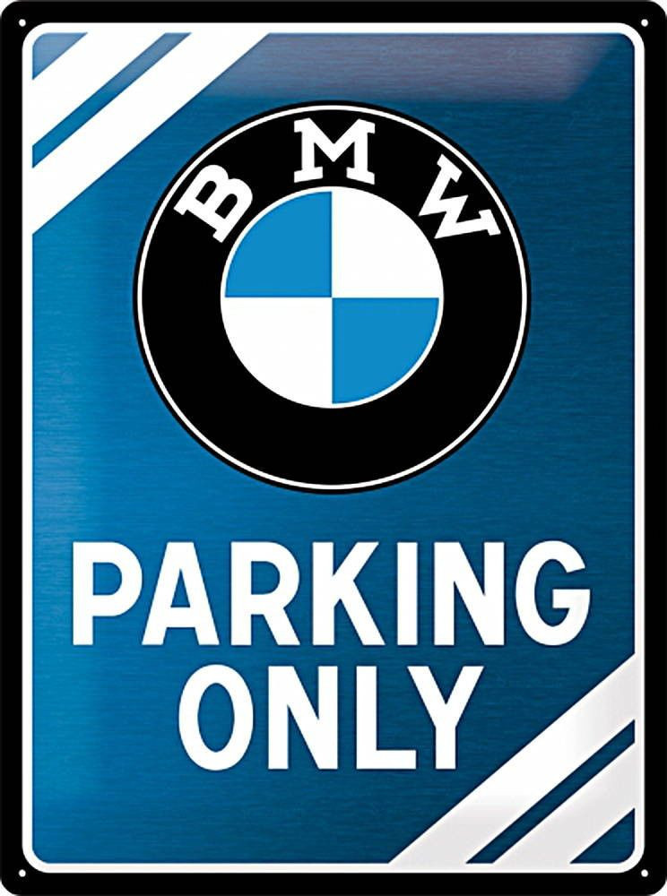 Bmw Geschenke
 BMW Parking only blue Blechschild 30 x 40 cm gewölbt