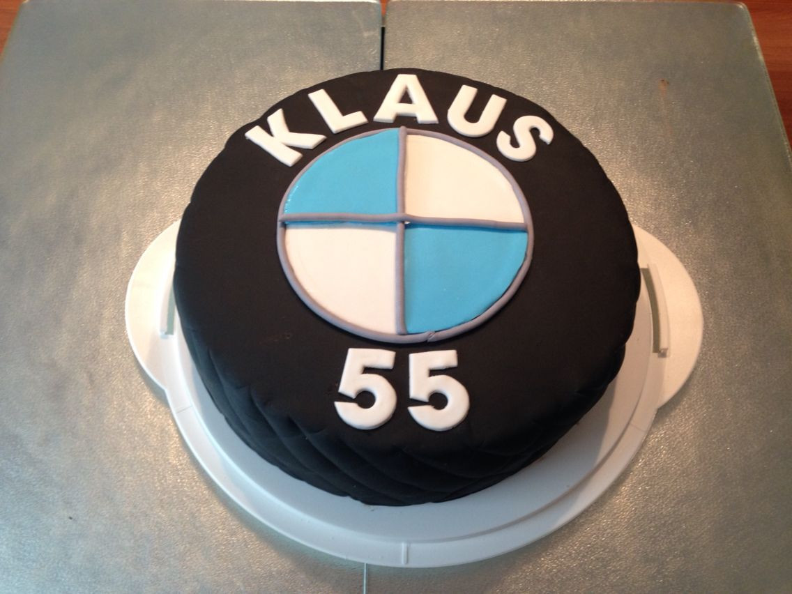 Bmw Geschenke
 BMW Torte Fondant BMW Logo 55 Ge…