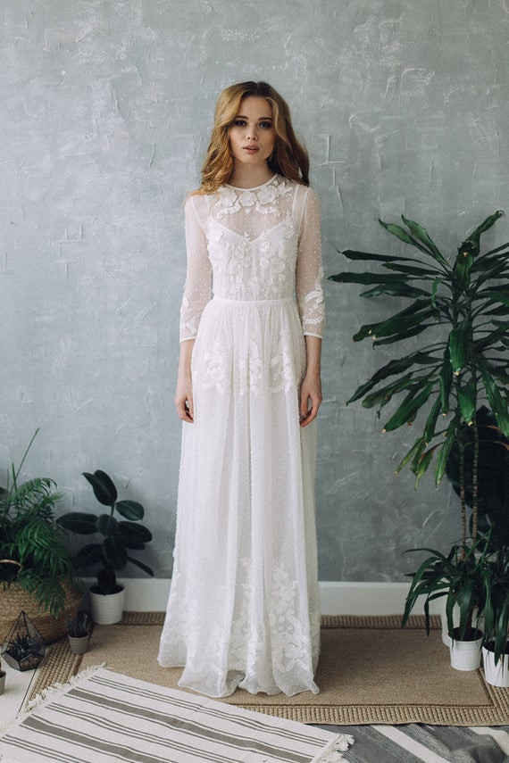 Bohemian Hochzeitskleid
 Dress SS17 Wedding dress Boho wedding dress Romantic Wedding