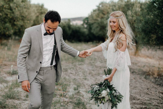 Boho Style Männer Hochzeit
 Boho Hochzeit in Griechenland Frau Immer & Herr Ewig