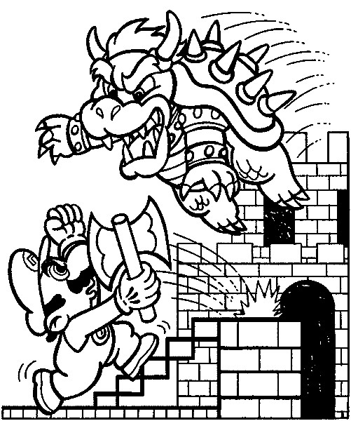 Bowser Ausmalbilder
 Super Mario