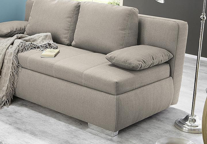 Boxspring Schlafsofa
 Boxspring Schlafsofa MEMPHIS Sofa Dauerschläfer in beige