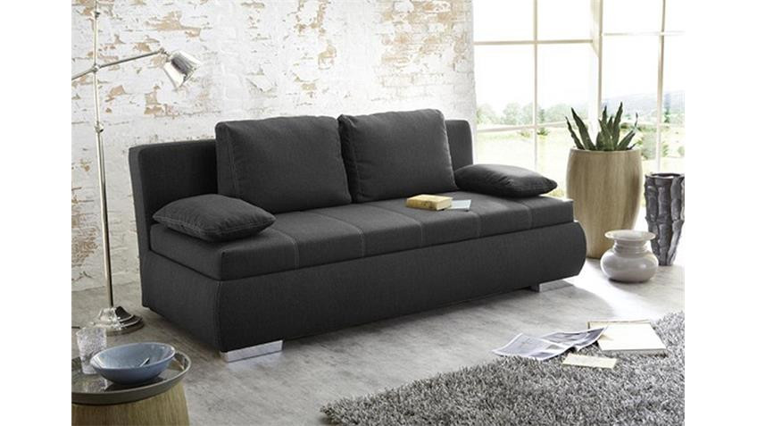 Boxspring Schlafsofa
 Boxspring Schlafsofa MEMPHIS Sofa Dauerschläfer in grau