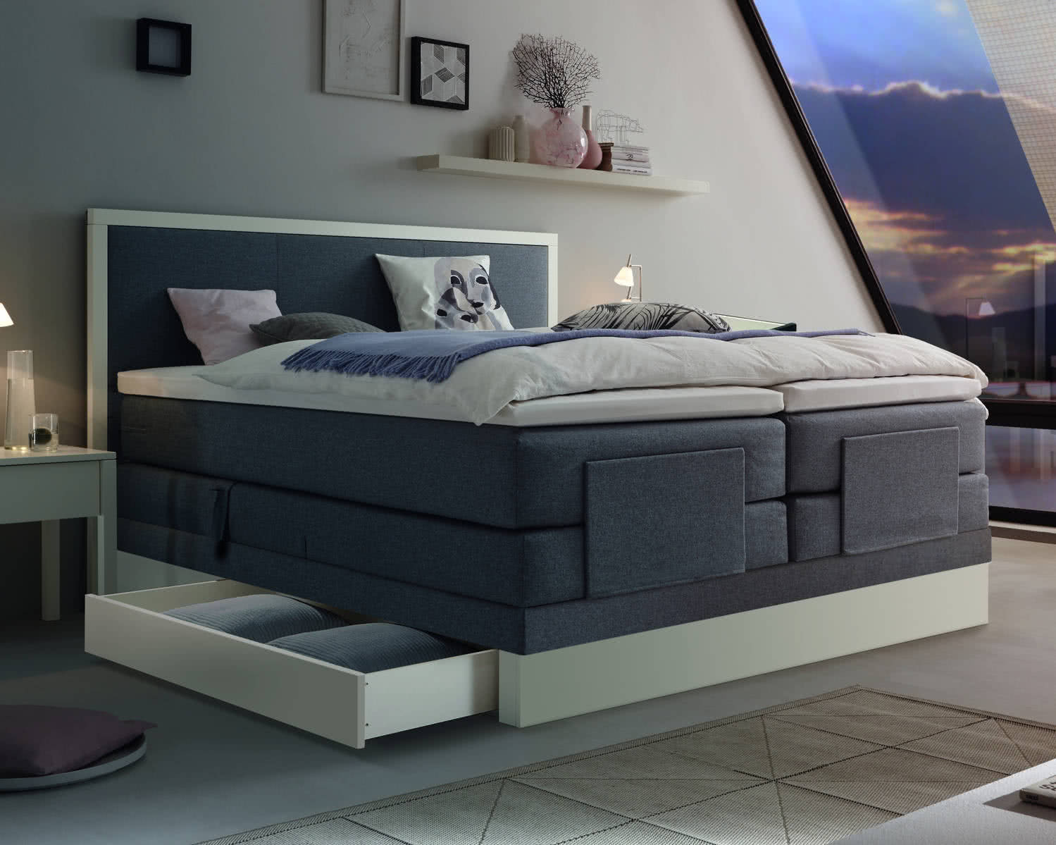 Boxspringbett Bettkasten
 Hasena Boxspringbett Solution BettkastenSan Pietro • slewo