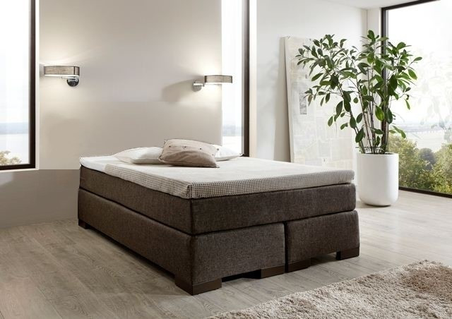 Boxspringbett Ohne Kopfteil
 Boxspringbett Mayleen 140x200 cm inkl Matratze und Topper