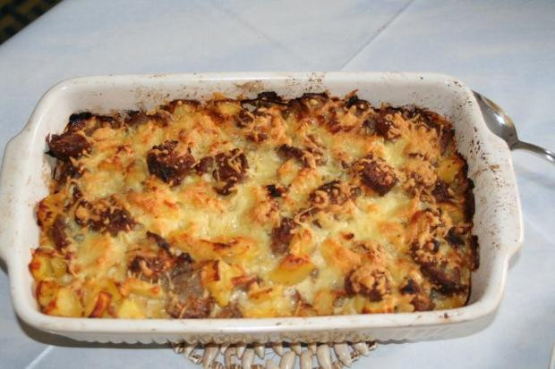 Bratwurst Kuchen
 Bratwurst Kartoffel Auflauf Rezept mit Bild kochbar