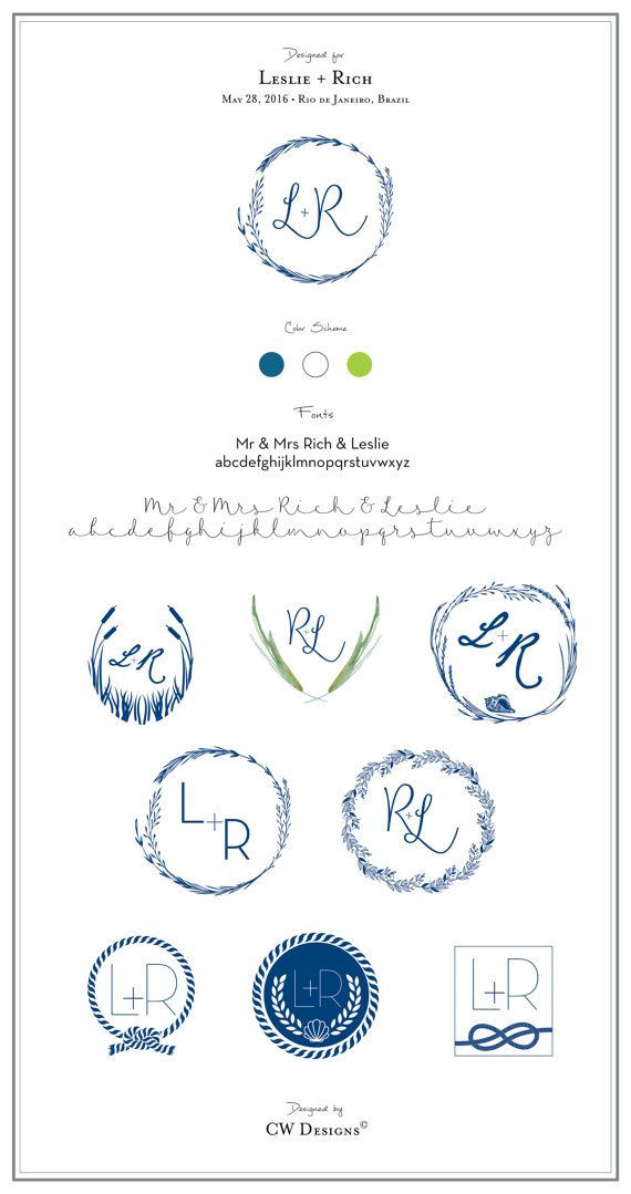 Brauch Hochzeit
 Brauch Hochzeit Monogramm Briefpapier Monogramm von