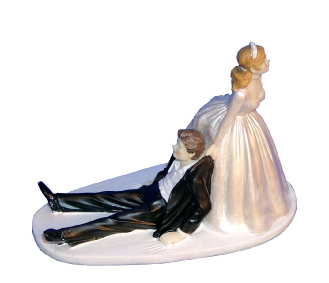 Brautpaar Für Hochzeitstorte
 BRAUTPAAR 1 Tortenfigur für Hochzeitstorte Hochzeit