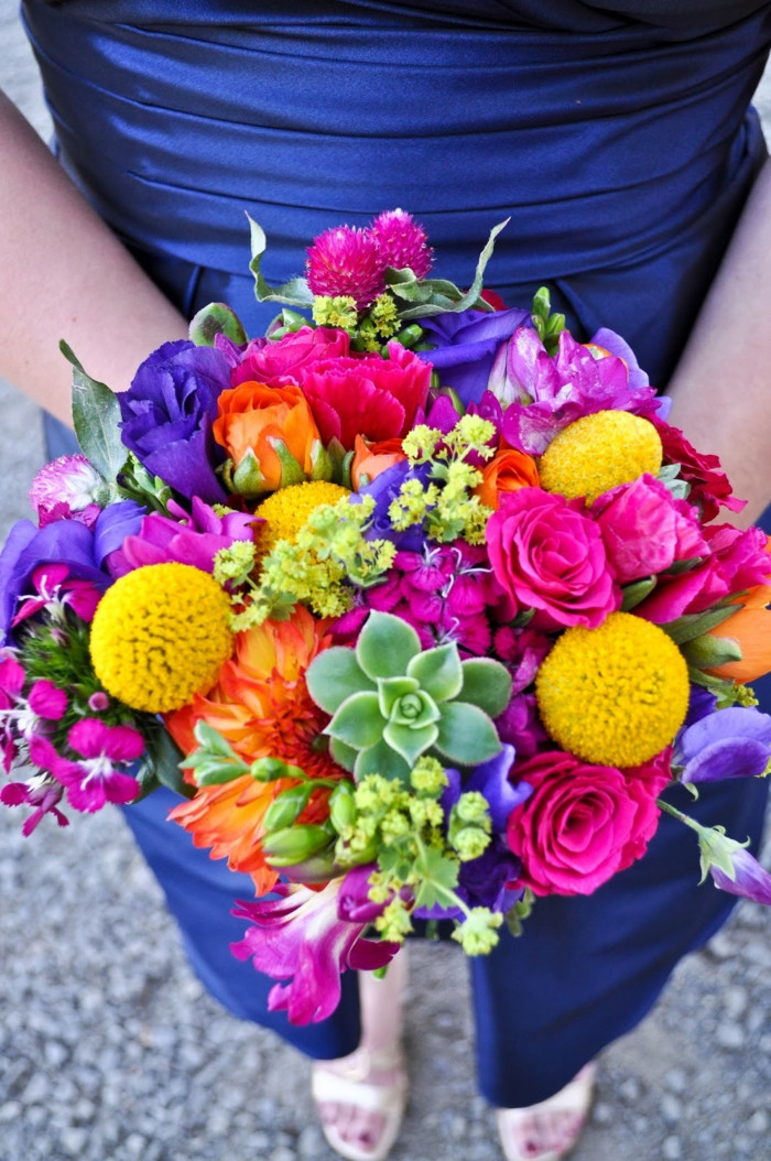Brautstrauß Bunt
 Blumen Trends zur Hochzeit Was ist modern in sem Jahr