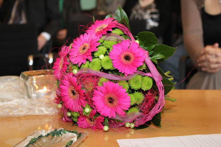 Brautstrauß Gerbera
 Gerbera Brautstrauß Hochzeit