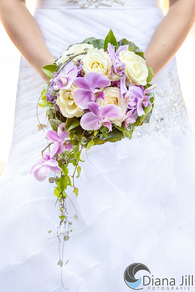 Brautstrauß Hortensien Und Rosen
 Juli Braut Rosen Hortensien Orchideen