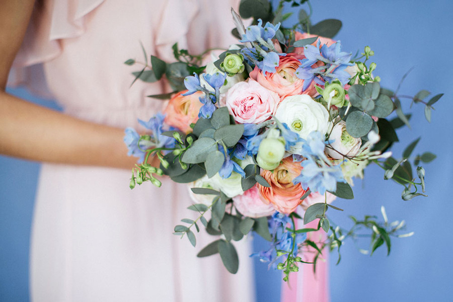 Brautstrauß Kosten
 Ideen für einen Brautstrauss in Blau