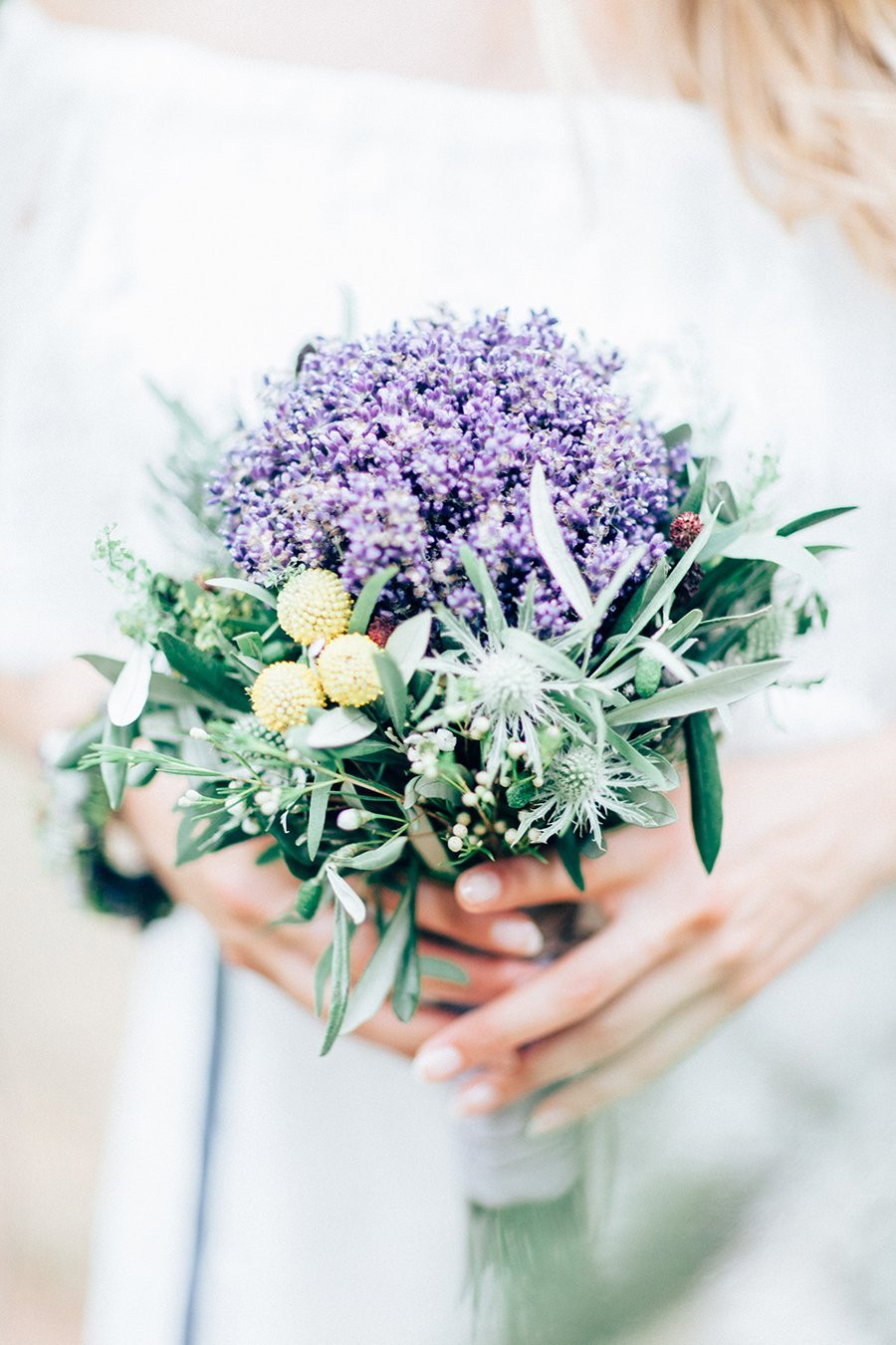 Brautstrauß Lavendel
 Hochzeitsdeko mit Lavendel