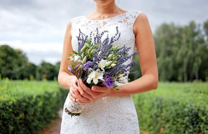 Brautstrauß Lavendel
 Brautstrauß mit Lavendel