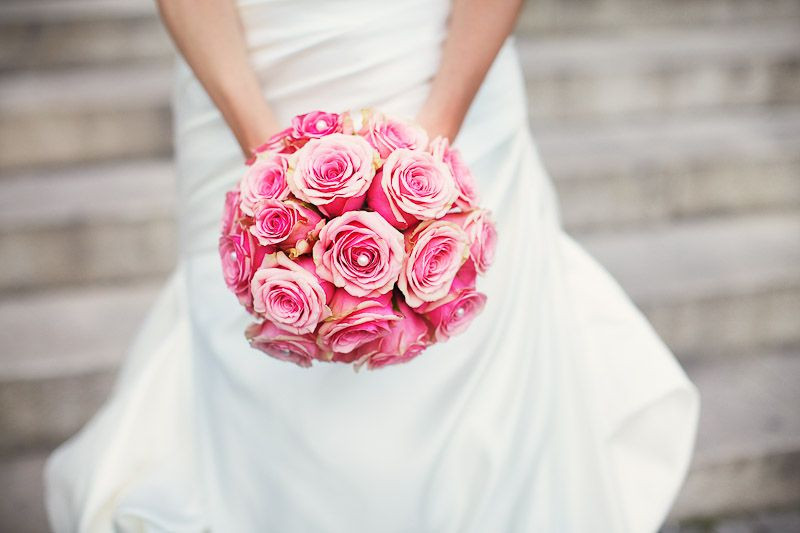 Brautstrauß Pink
 Brautstrauß rosa Rosen pink Hochzeit