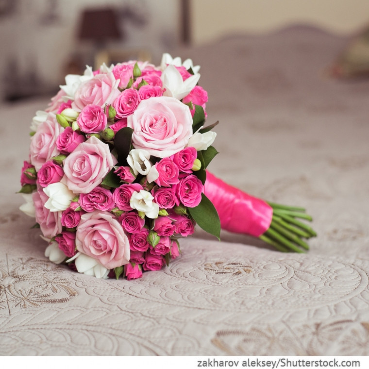 Brautstrauß Pink
 Brautstrauß mit Rosen in pink Hochzeitsideen für deutsch