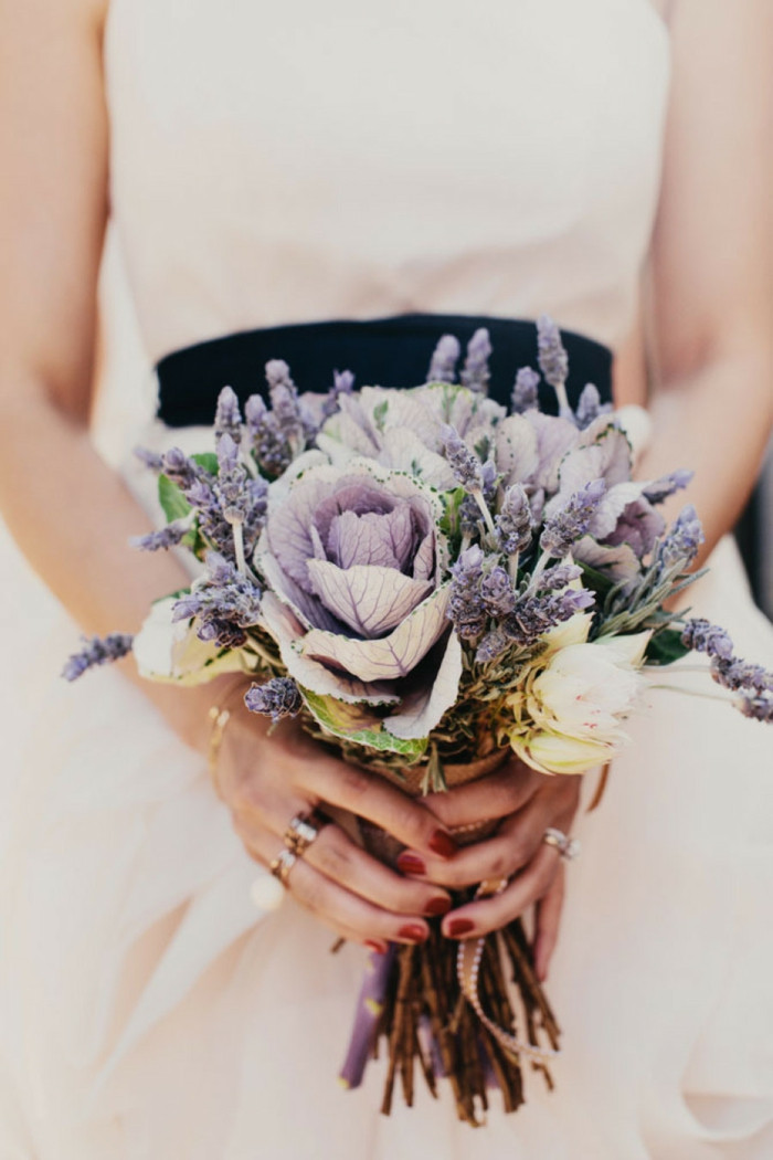 Brautstrauß Vintage Lavendel
 1001 Brautstrauß Ideen für Ihre romantische Hochzeit