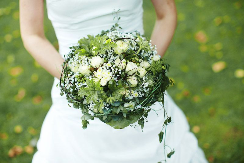 Brautstrauß Weiß Grün
 Brautstrauß in grün und weiß flowers green white bouquet