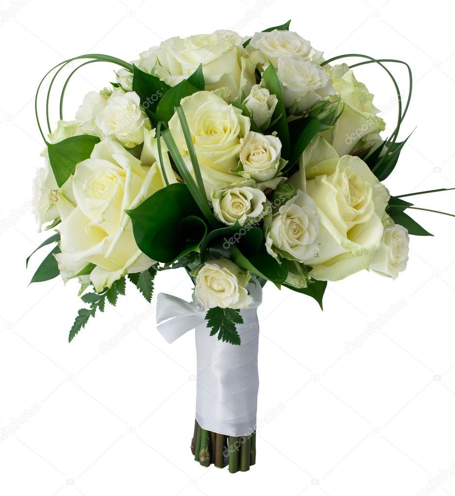 Brautstrauß Weiße Rosen
 brautstrauß weiße rosen — Stockfoto © smspsy