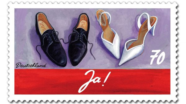 Briefmarken Hochzeit
 Alle Briefmarken für deutsche Post – neuginakehn
