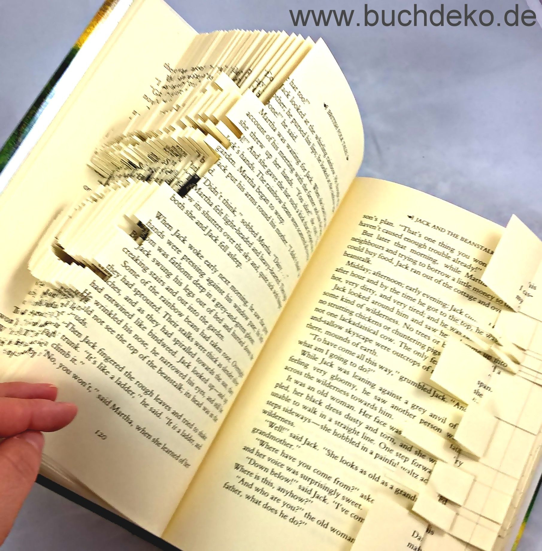 Buch Falten Hochzeit
 Buchdeko Origami mit Büchern Hochzeit Geschenk