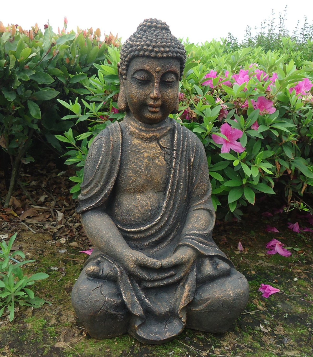 Buddha Garten
 Buddha Garden Statue White — Life Connections Int
