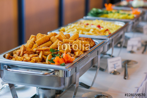 Buffet Hochzeit
 "essen hochzeit buffet catering" Stockfotos und