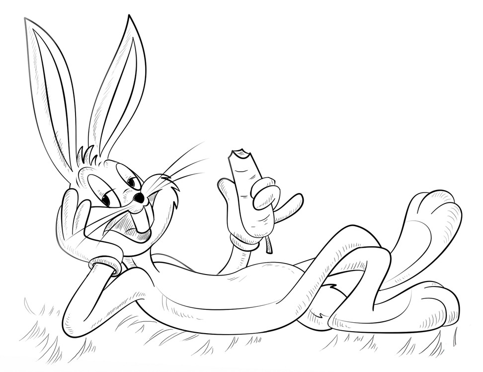 Bugs Bunny Ausmalbilder
 Dibujos de Bugs Bunny para Colorear pintar e Imprimir