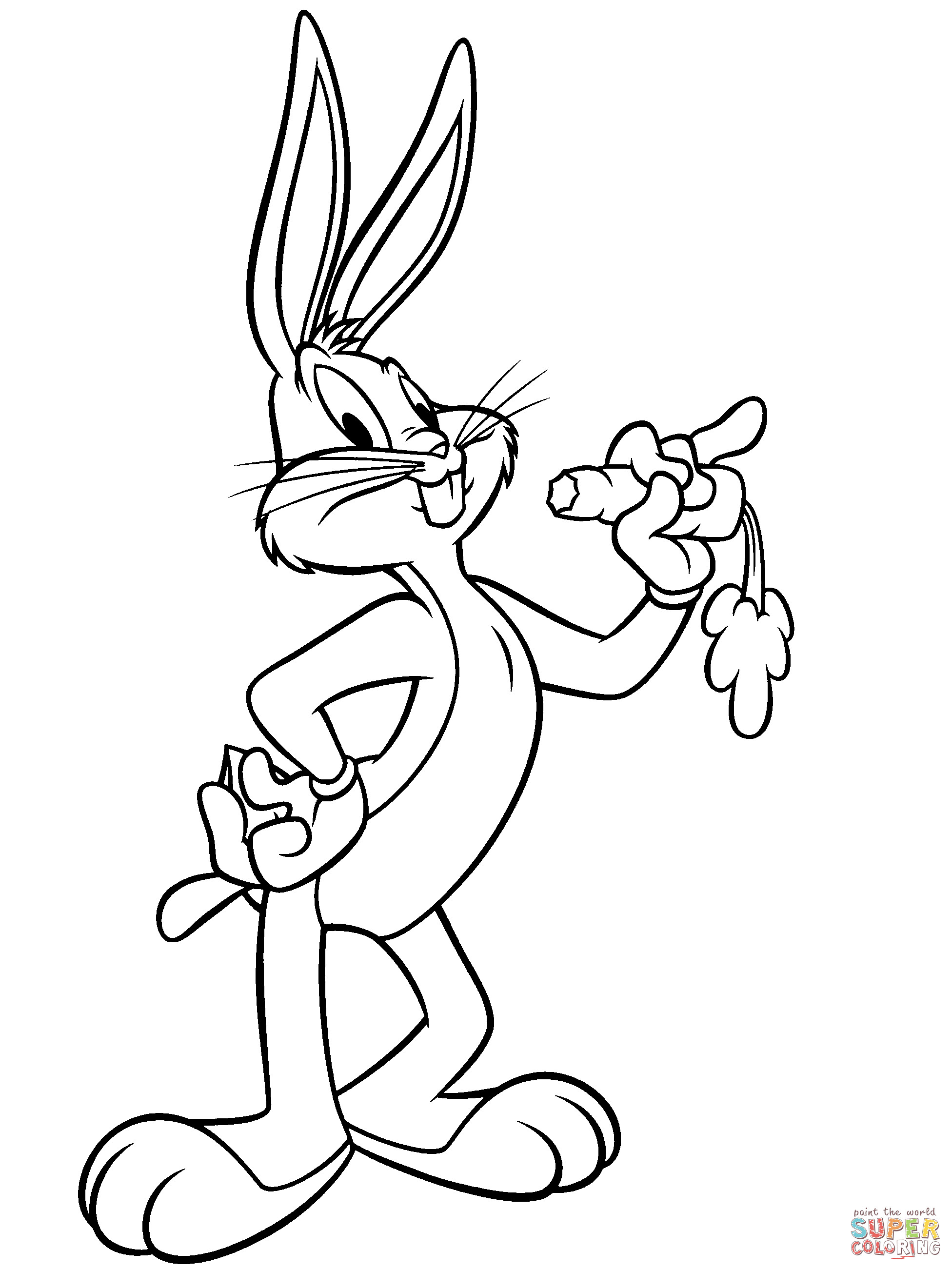 Bugs Bunny Ausmalbilder
 Bugs Bunny coloring page