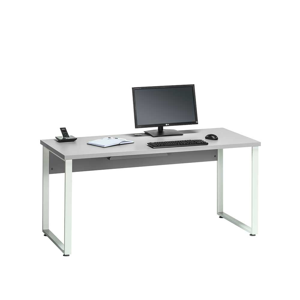 Büro Schreibtisch
 Büro Schreibtisch Alfons in Grau Glas 160 cm