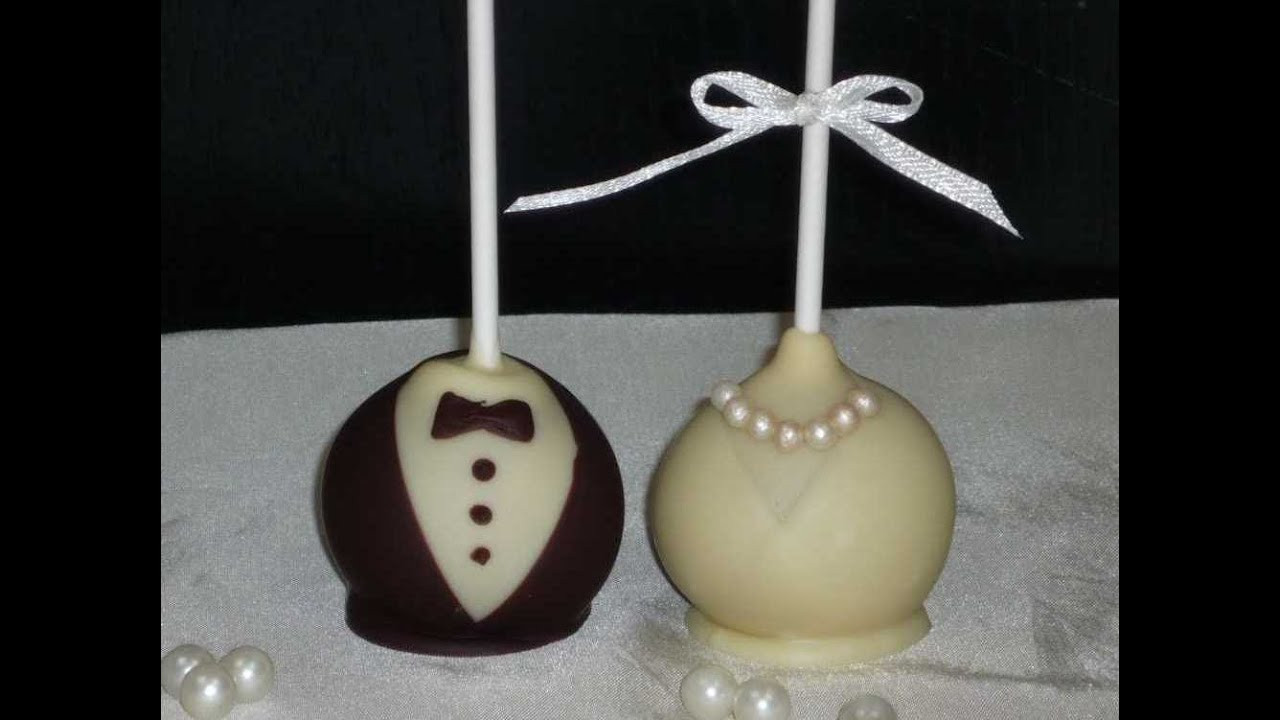 Cake Pop Hochzeit
 Braut & Bräutigam Cake Pops Bride & Groom Cake Pops