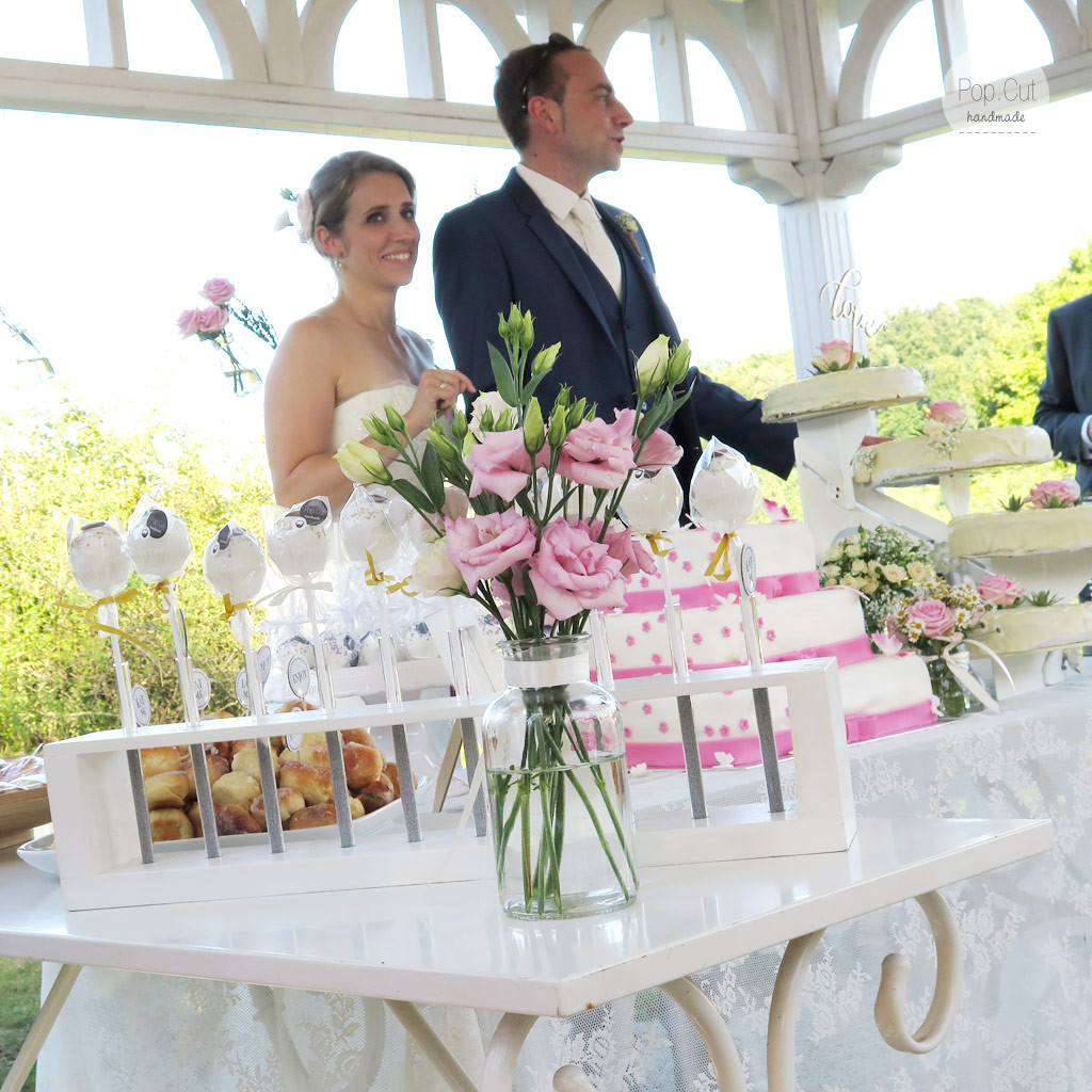 Cake Pops Hochzeit
 Hochzeit Pop Cut