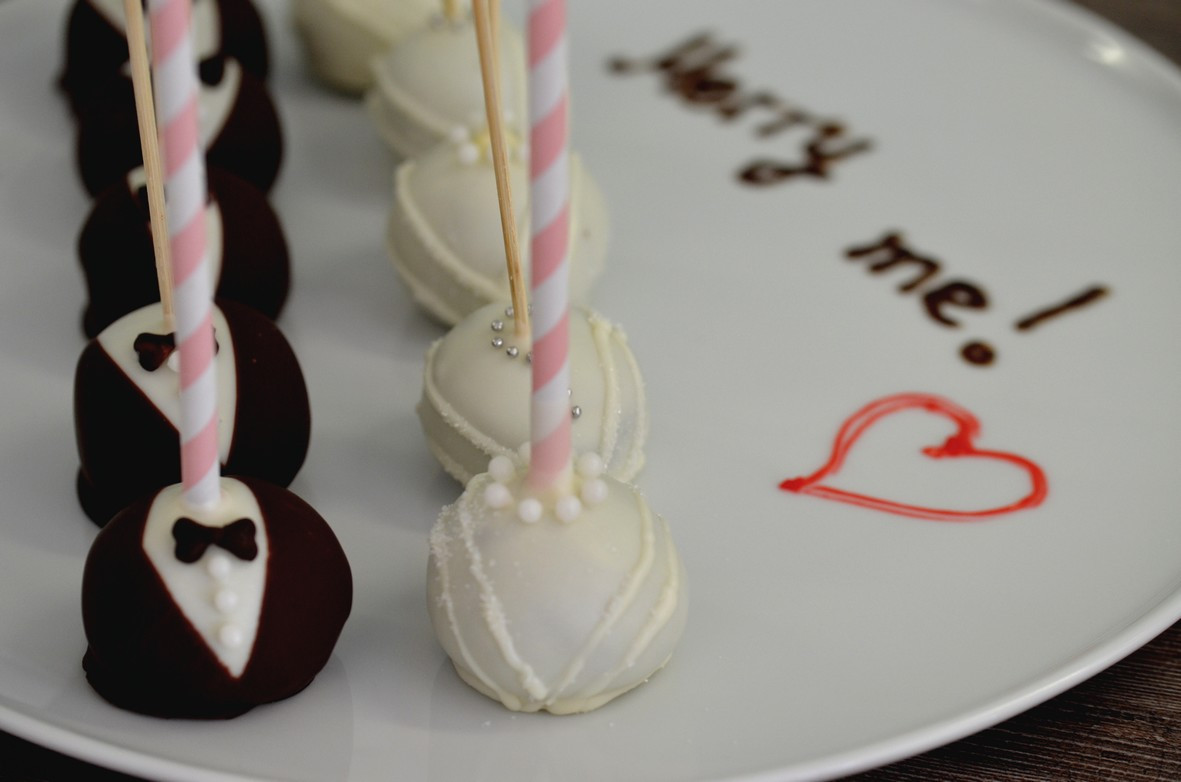 Cake Pops Hochzeit
 Melina s süßes Leben Braut und Bräutigam Cake Pops