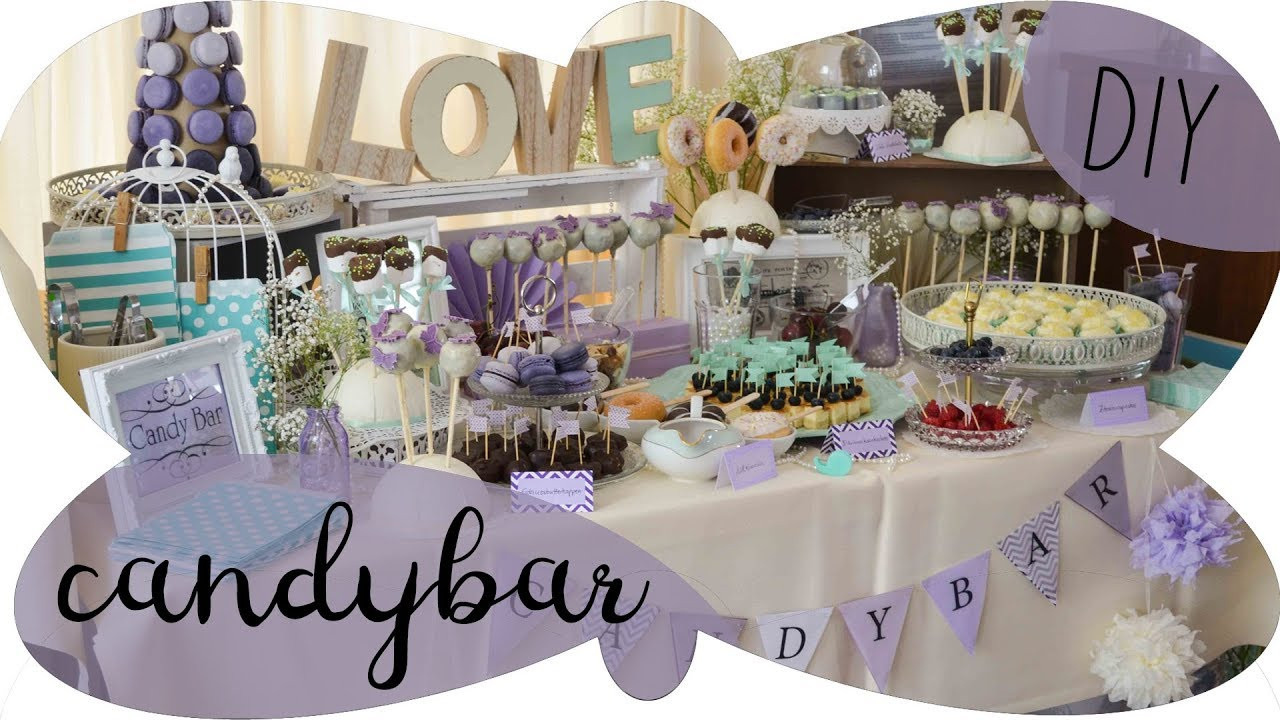 Candybar Hochzeit
 Candybar selber machen 🍩 für Hochzeit und Partys