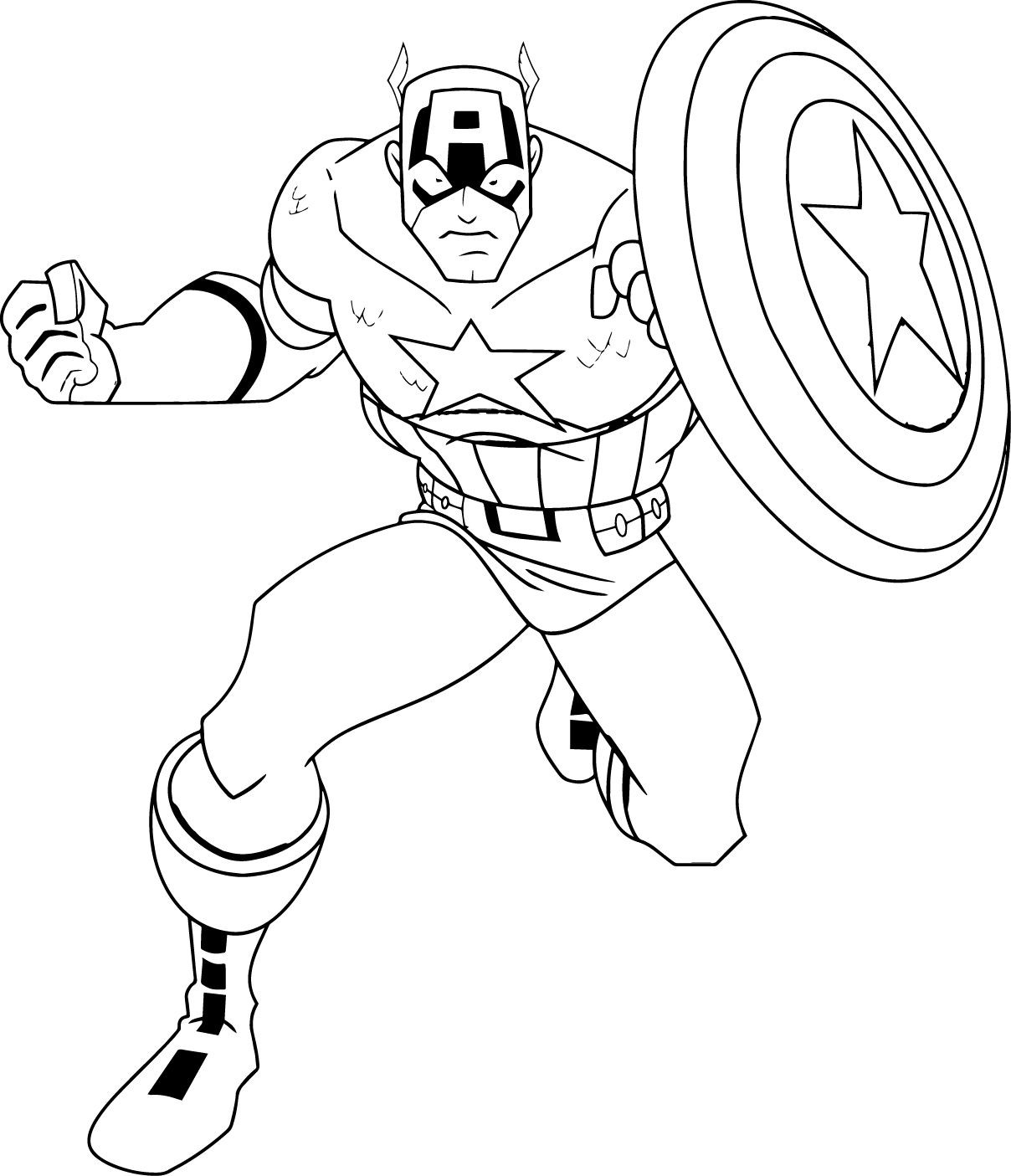 Captain America Ausmalbilder
 Captain America Coloring Pages