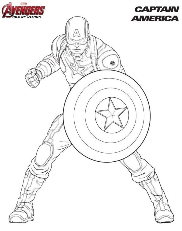 Captain America Ausmalbilder
 Kids n fun