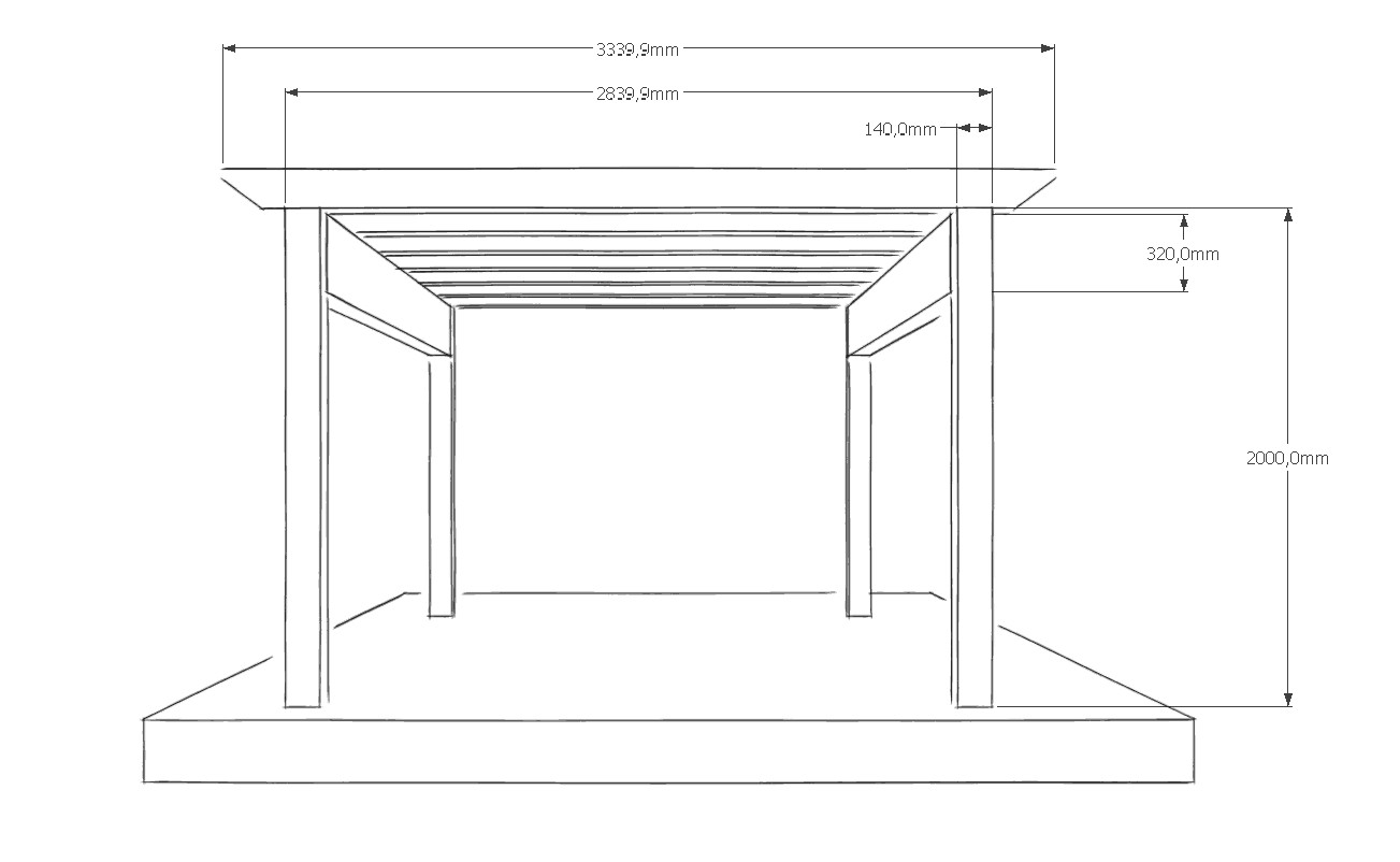 Carport Bauplan
 In 6 Schritte ein Carport selber bauen · BAUBEAVER