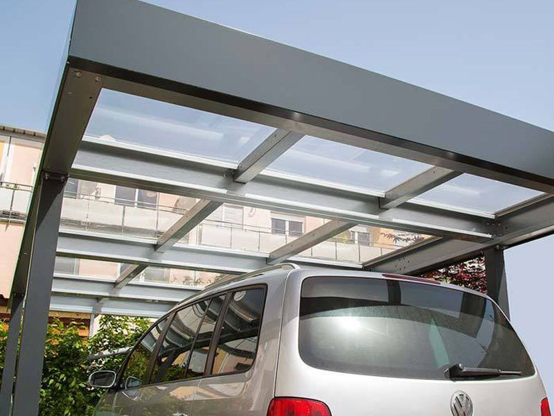 Carport Dachmaterial
 Siebau Carport Dach transparent bauemotion