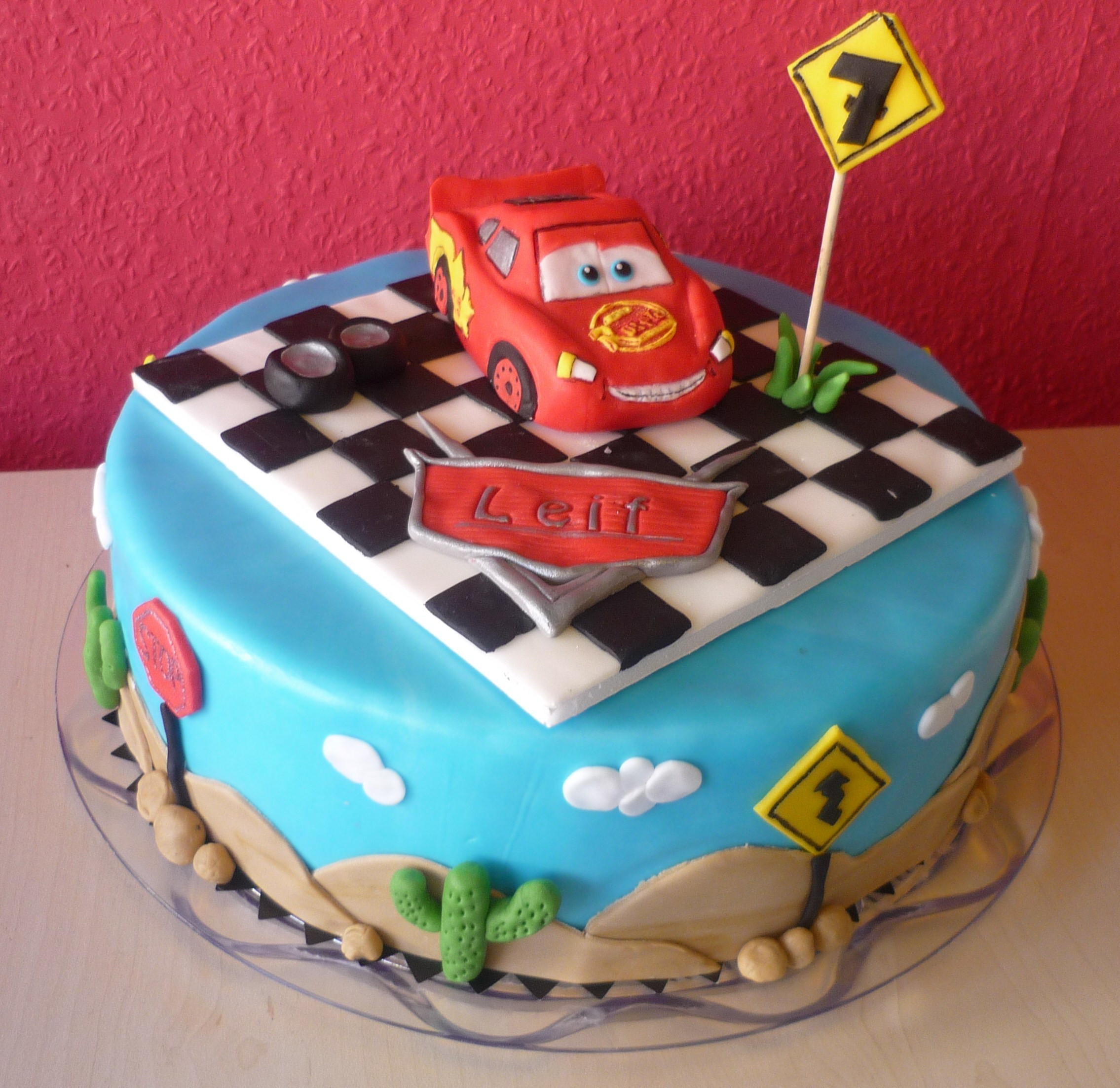 Cars Kuchen
 Cars Torte Backen Geburtstagstorte
