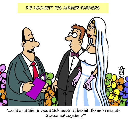 Cartoon Hochzeit
 Hochzeit von Karsten Liebe Cartoon