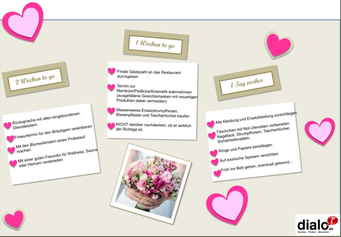 Checkliste Hochzeit Pdf
 Unsere Checkliste zur Hochzeit Das solltet ihr nicht