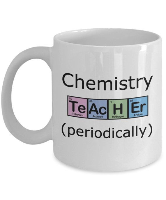 Chemie Geschenke
 Chemie Lehrer Becher Chemielehrer in regelmäßigen von