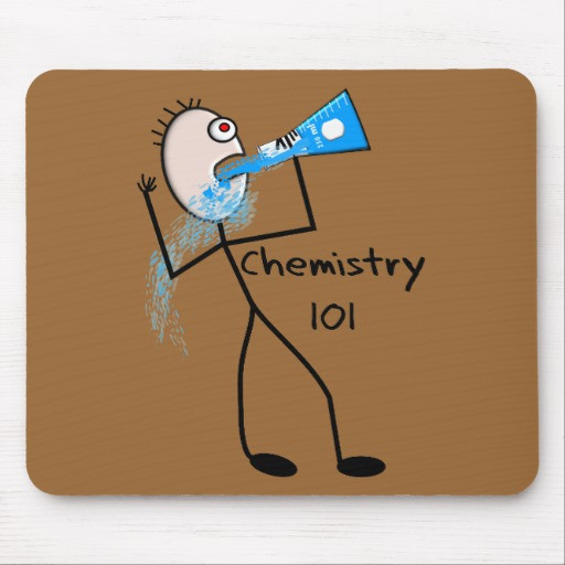 Chemie Geschenke
 Chemie 101 Stickman Entwurfs lustige Geschenke Mousepad