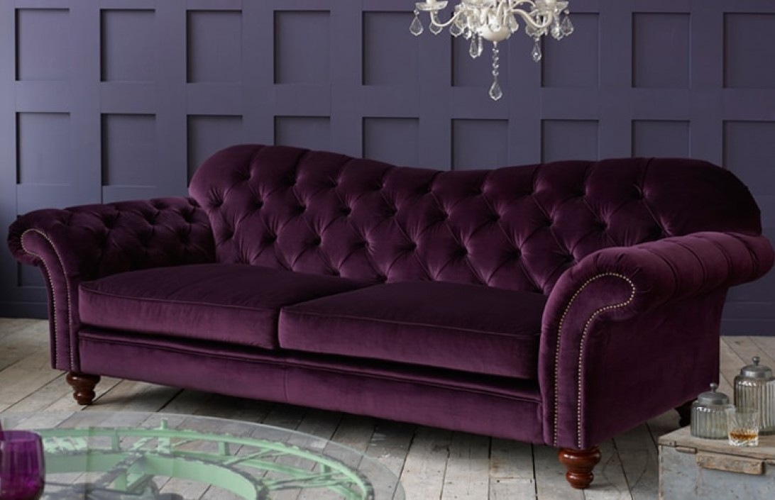 Chesterfield Sofa
 Crompton Vintage Fabric Sofa Fabric Chesterfield Sofas