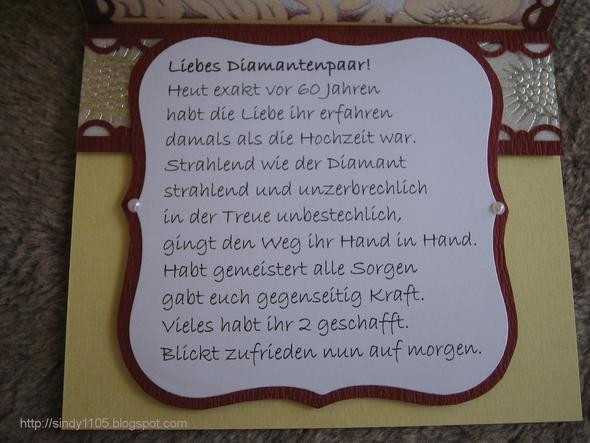 Christliche Glückwünsche Zur Diamantenen Hochzeit
 Gedicht Eiserne Hochzeit Schön Eiserne Hochzeit Einladung