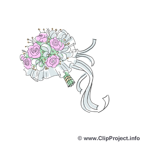 Clipart Goldene Hochzeit
 Blumenstrauß Clipart zur Hochzeit