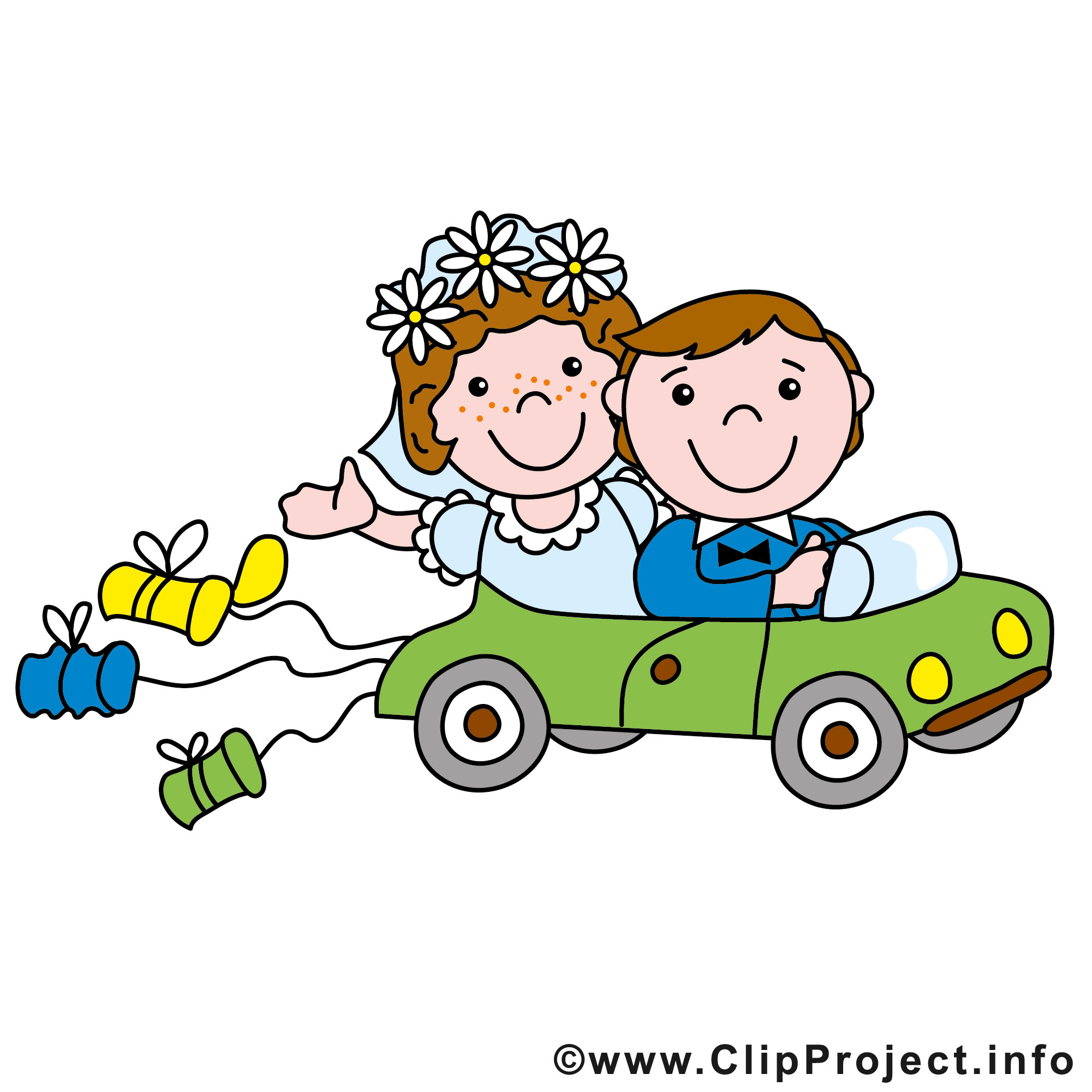 Clipart Polterabend Hochzeit
 Limousine zur Hochzeit Clipart free